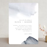 "Blueridge" - Wedding Invitations in Ocean by Leah Bisch - Front