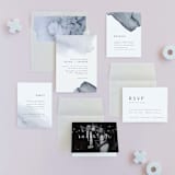 "Blueridge" - Wedding Invitations in Ocean by Leah Bisch - Invitation Suite