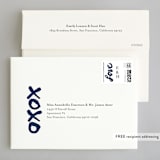 "Brushed Love" - Wedding Invitations in Night Navy by Lisa Guerrero - FREE Recipient Addressing