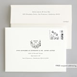 "Love In The City" - Wedding Invitations in Pearl by Shiny Penny Studio - FREE Recipient Addressing