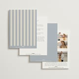 "A wedding in Low Country" - Wedding Invitations in Cornflower by Chris Griffith - Back of Card Options