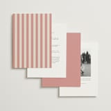 "A wedding in Low Country" - Wedding Invitations in Rose by Chris Griffith - Back of Card Options