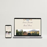 "A wedding in Low Country" - Wedding Invitations in Cornflower by Chris Griffith - FREE Wedding Website