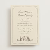 "Southern Soul" - Wedding Invitations in Latte by Sherley Ferreira - Front