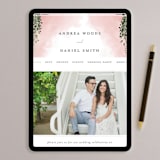 "veil sweet" - Wedding Invitations in Blush by Cass Imagines - FREE Wedding Website