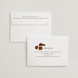 "Private Affair" - Wedding Invitations in Cinnamon by Nazia Hyder - FREE Recipient Addressing
