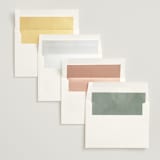 "Gilded Woodland" - Wedding Invitations in Fern by Kristie Kern - Envelope Liner Options