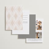 "Grace" - Wedding Invitations in Porcelain by Leah Bisch - Back of Card Options