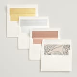 "Rings" - Wedding Invitations in Natural by Alethea and Ruth - Envelope Liner Options