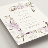 "Meadow Burst" - Wedding Invitations in Lilac by Grace Kreinbrink - Detail