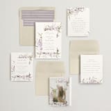 "Meadow Burst" - Wedding Invitations in Lilac by Grace Kreinbrink - Invitation Suite