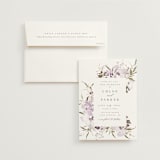 "Meadow Burst" - Wedding Invitations in Lilac by Grace Kreinbrink - Invitation with Envelope