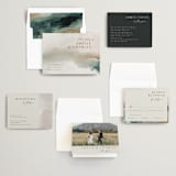 "Sunset Waves" - Wedding Invitations in Marine by Nicoletta Savod - Invitation Suite