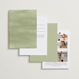 "Garden Moonlight" - Wedding Invitations in Ink by Katherine Moynagh - Back of Card Options