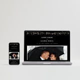 "Garden Moonlight" - Wedding Invitations in Ink by Katherine Moynagh - FREE Wedding Website