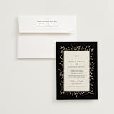 "Garden Moonlight" - Wedding Invitations in Ink by Katherine Moynagh - Invitation with Envelope