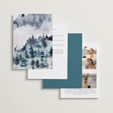 "Airy Mountain" - Wedding Invitations in Air by Janean Hinger - Back of Card Options