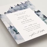 "Airy Mountain" - Wedding Invitations in Air by Janean Hinger - Detail