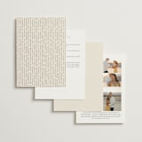 "The Manor" - Wedding Invitations in Buff by Pixel and Hank - Back of Card Options