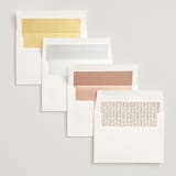 "The Manor" - Wedding Invitations in Buff by Pixel and Hank - Envelope Liner Options