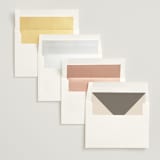 "Formal Elegance" - Wedding Invitations in Latte by Morgan Kendall - Envelope Liner Options
