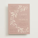 "Moment" - Wedding Invitations in Rose by Erin German - Front