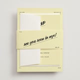 "Courthouse" - Wedding Invitations in Butter by Studio Suku - Assembled with Belly Band