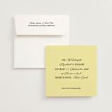 "The Eternal" - Wedding Invitations in Butter by Helena Vitto - Invitation with Envelope