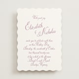 "Lavender Dreams" - Wedding Invitations in Lilac Dreams by Design Lotus - Front