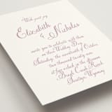 "Lavender Dreams" - Wedding Invitations in Lilac Dreams by Design Lotus - Detail