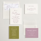 "Lavender Dreams" - Wedding Invitations in Lilac Dreams by Design Lotus - Invitation Suite