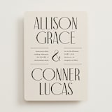 "All Type" - Wedding Invitations in Daydream by Pixel and Hank - Front