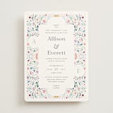 "Delicate Garden" - Wedding Invitations in Wildflower by Ashley DeMeyere - Front