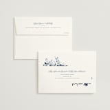 "Love Story" - Wedding Invitations in Indigo by Leah Bisch - FREE Recipient Addressing