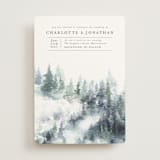 "painted woods" - Wedding Invitations in Rain by Anne Kostecki - Front