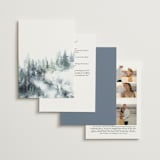 "painted woods" - Wedding Invitations in Rain by Anne Kostecki - Back of Card Options