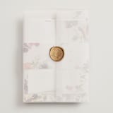 "Bright" - Wedding Invitations in Summer by Leah Bisch - Assembled with Vellum Wrap and Wax Seal