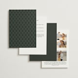 "Watermark" - Wedding Invitations in Cypress by Kaydi Bishop - Back of Card Options