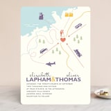 "Destination" - Wedding Invitations in Lilac Haze by leslie hamer - Front