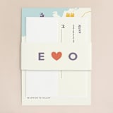 "Destination" - Wedding Invitations in Lilac Haze by leslie hamer - Assembled