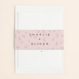 "Elementary" - Wedding Invitations in Dusty Rose by Katy Shen - Assembled