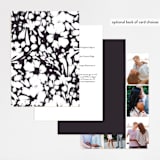 "spring dream" - Wedding Invitations in Onyx by Angela Marzuki - Back of Card