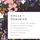 "spring dream" - Wedding Invitations in Onyx by Angela Marzuki - Close-Up