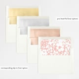 "spring dream" - Wedding Invitations in Onyx by Angela Marzuki - Envelope Liner Options