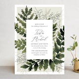 "Love springs eternal" - Wedding Invitations in Fern by Chris Griffith - Front