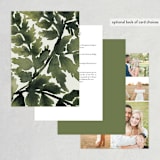"Love springs eternal" - Wedding Invitations in Fern by Chris Griffith - Back of Card