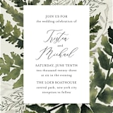 "Love springs eternal" - Wedding Invitations in Fern by Chris Griffith - Close-Up