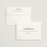 "Eternal Love" - Wedding Invitations in Dark Chocolate by Laura Bolter - FREE Recipient Addressing