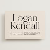 "Ivy" - Wedding Invitations in Ecru by Carly Reed Walker - Front