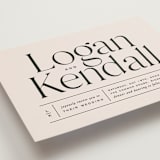"Ivy" - Wedding Invitations in Ecru by Carly Reed Walker - Detail